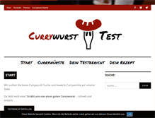 Tablet Screenshot of currywursttest.com